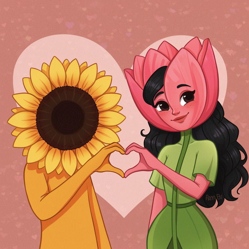 Disney Friends Making Heart-Shaped Hands Disney Friends Making Heart-Shaped Hands