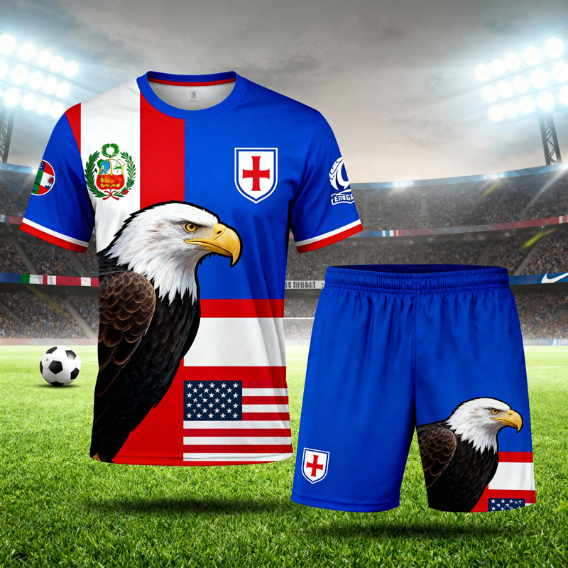 Football Shirt & Shorts with English Logo