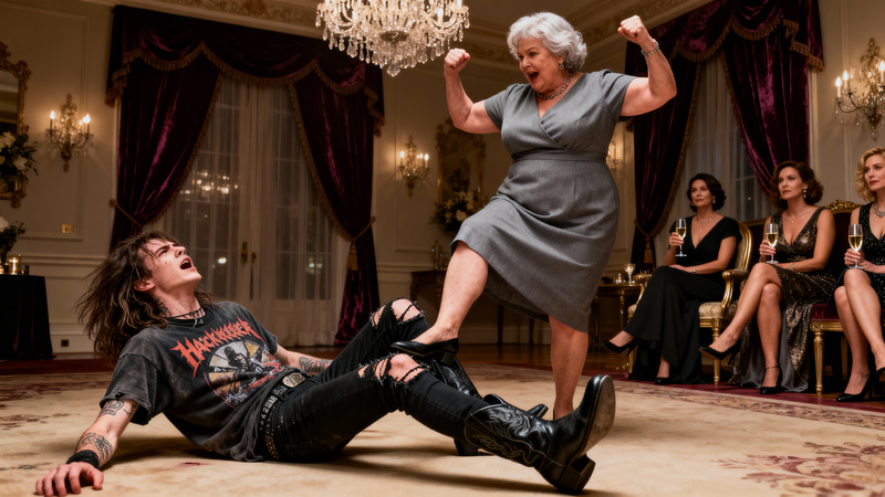 Dramatic Fight Scene in an Elegant Room Dramatic Fight Scene in an Elegant Room