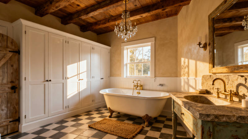Beautiful Farmhouse Bathroom Design Ideas Beautiful Farmhouse Bathroom Design Ideas