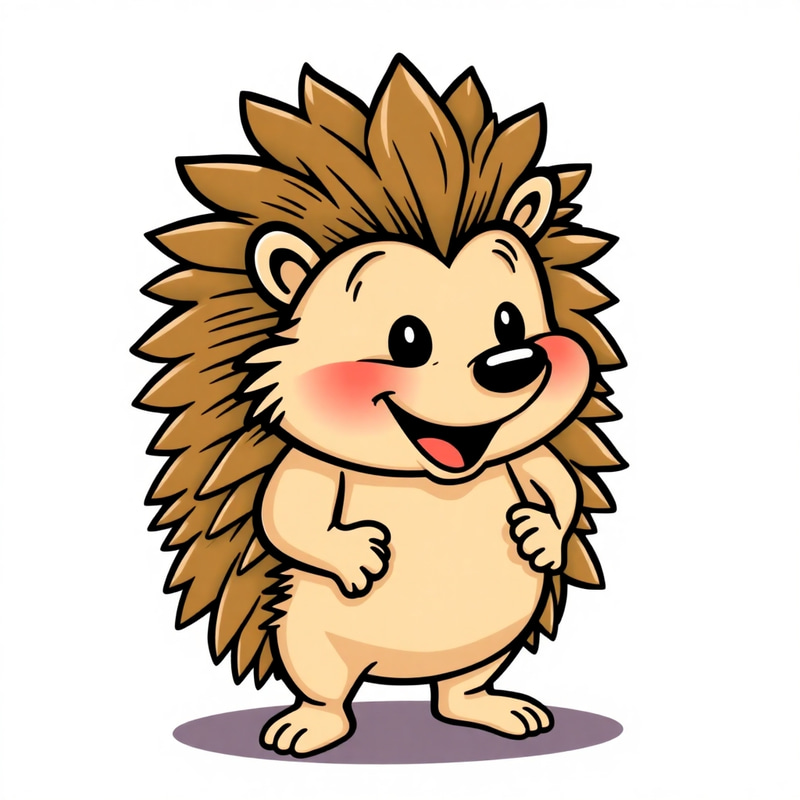 Hedgehog Mascot for Behavioral Health Center Hedgehog Mascot for Behavioral Health Center
