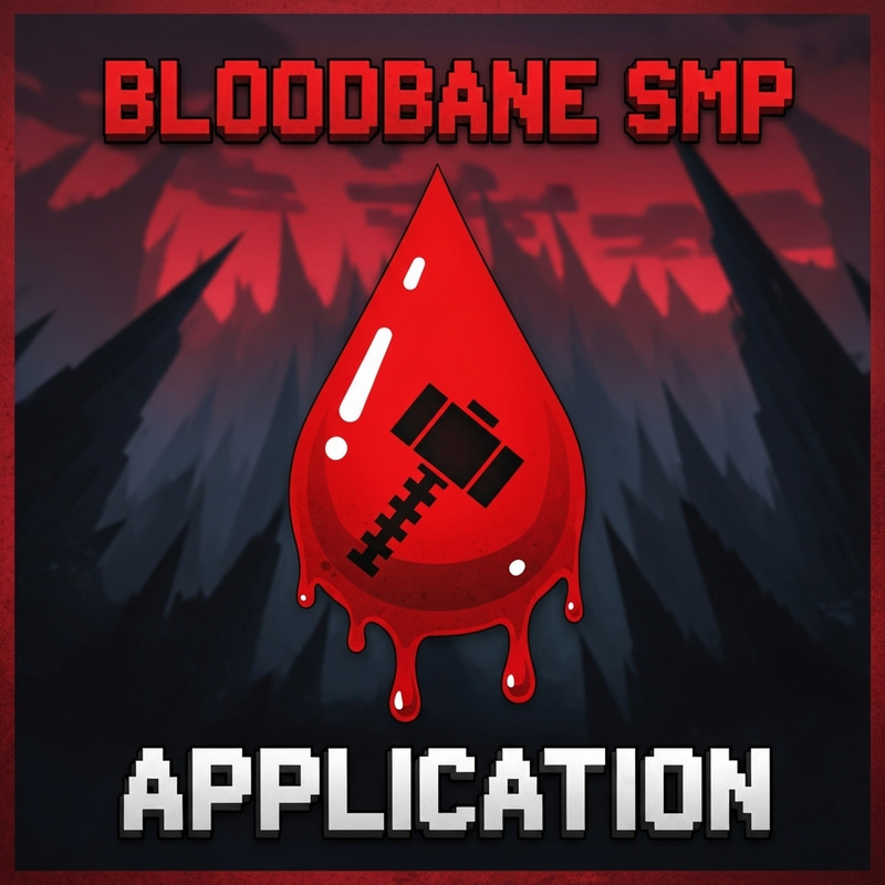 Minecraft Bloodbane SMP Thumbnail Application Minecraft Bloodbane SMP Thumbnail Application