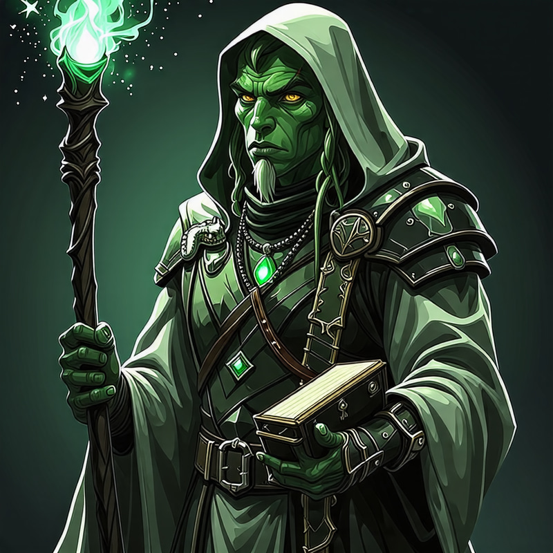 Dragonborn DnD Avatar with Scar and Staff | Fantasy Character Dragonborn DnD Avatar with Scar and Staff | Fantasy Character