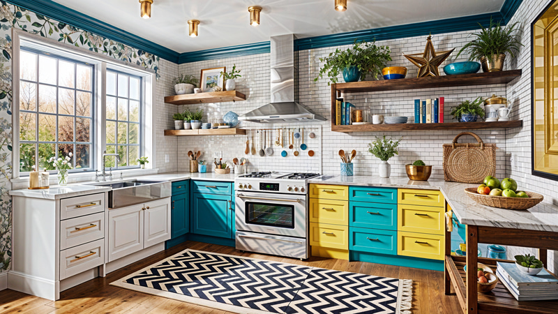 Memphis-Inspired Kitchen Design Ideas Memphis-Inspired Kitchen Design Ideas