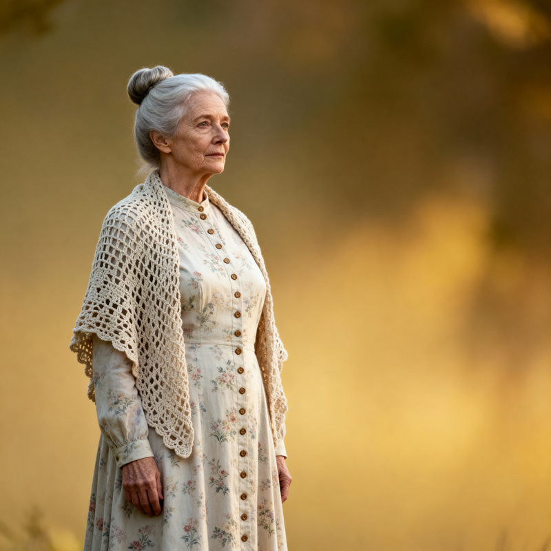 Timeless Grace: An Elegant Elderly Woman Timeless Grace: An Elegant Elderly Woman