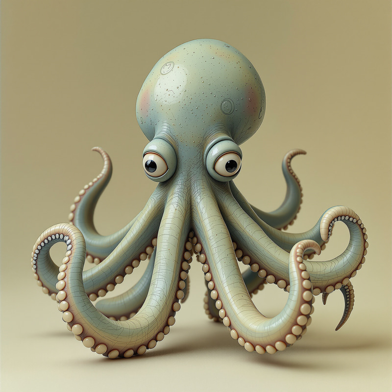 Whimsical Tentacle Creature Design Whimsical Tentacle Creature Design