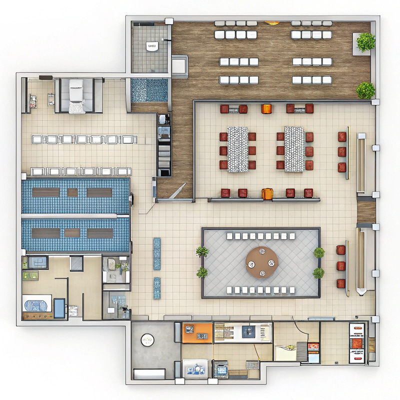 Spacious Clinical Laboratory Floor Plan Design Spacious Clinical Laboratory Floor Plan Design