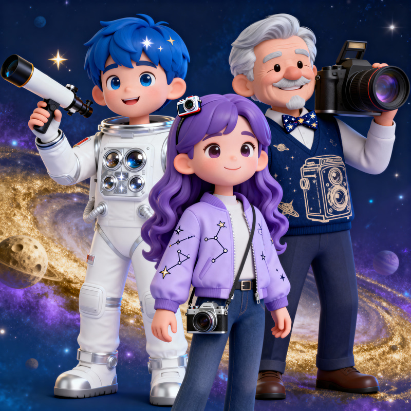 Unique Mascots for Space Zoom Cameras Unique Mascots for Space Zoom Cameras