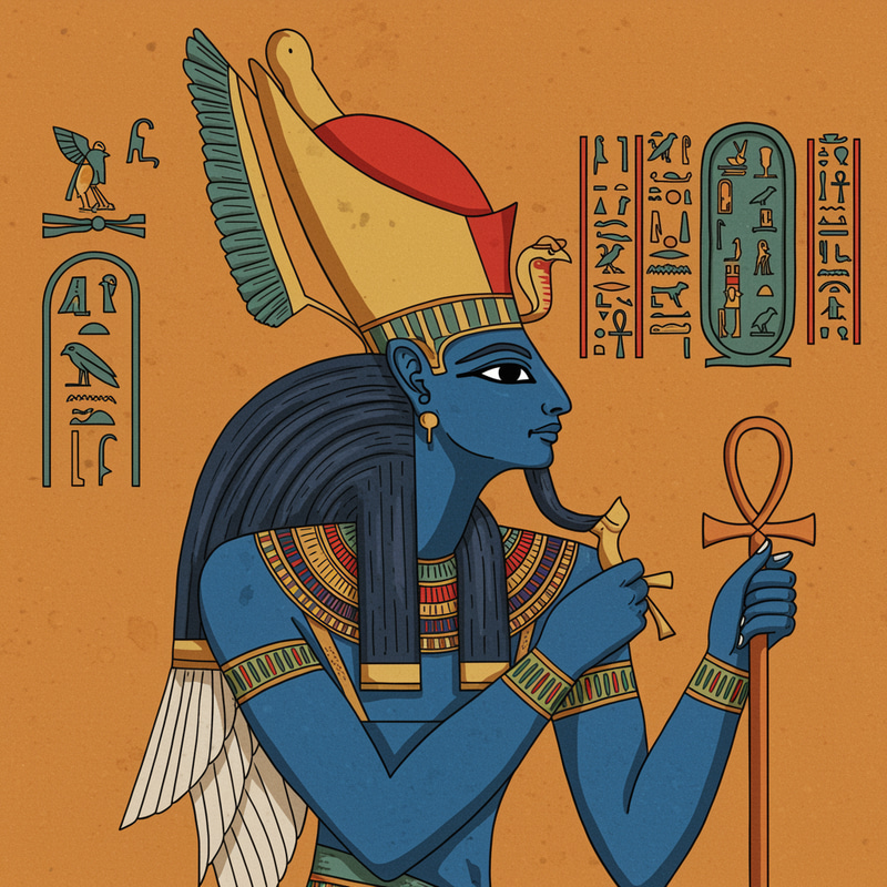 Amun: Egyptian God Artwork Amun: Egyptian God Artwork