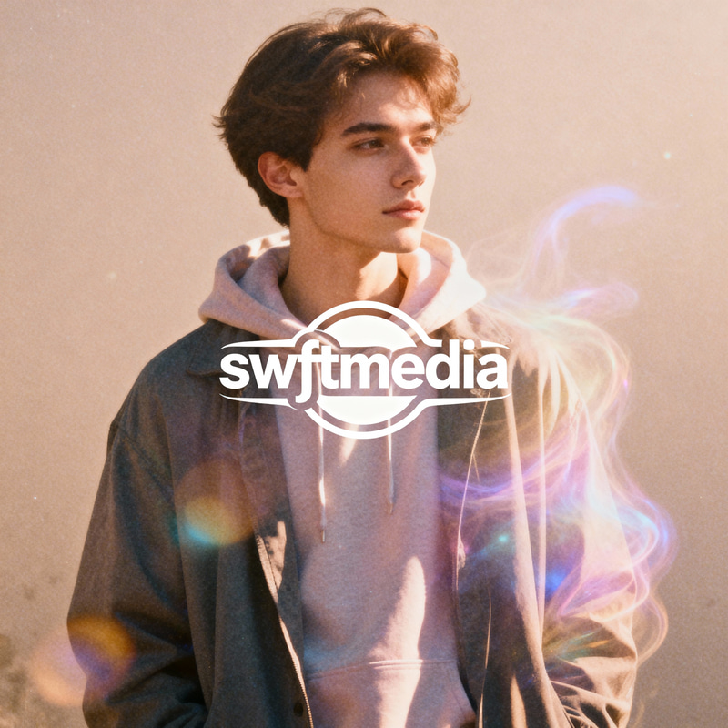 Ethereal Logo Portrait for Swftmedia