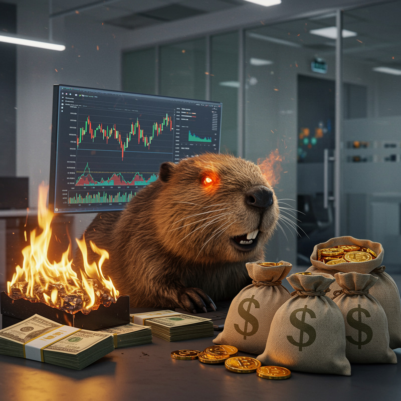 Beaver Analyzes Crypto Wealth in Google Office Beaver Analyzes Crypto Wealth in Google Office