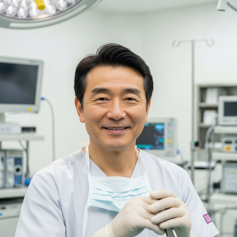 Realistic Smiling Surgeon Image Realistic Smiling Surgeon Image