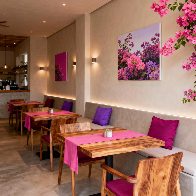 Simple Bougainvillea Restaurant Design Simple Bougainvillea Restaurant Design