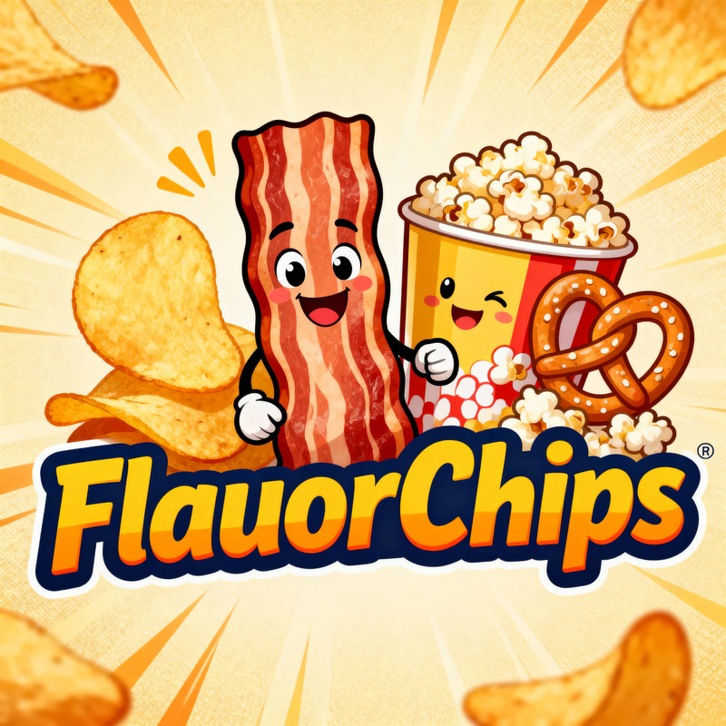 FlauorCHips: Cartoon Logo Design FlauorCHips: Cartoon Logo Design