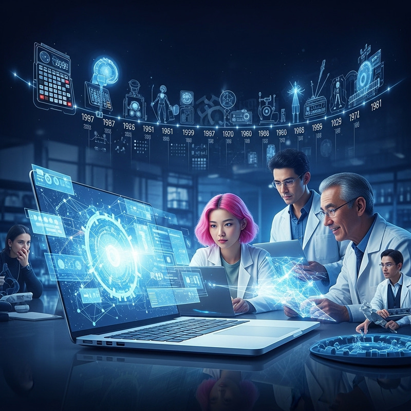 Innovation of Computers: A Visual Journey