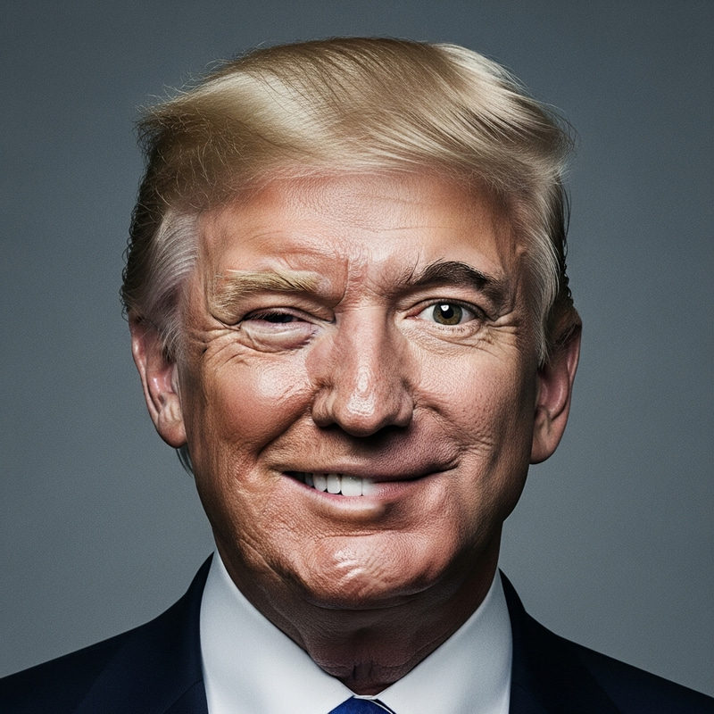 Face Mashup of Donald Trump & Jeff Bezos