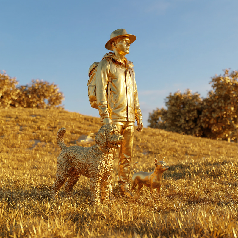 Transform Your Image into a Golden Statue Transform Your Image into a Golden Statue