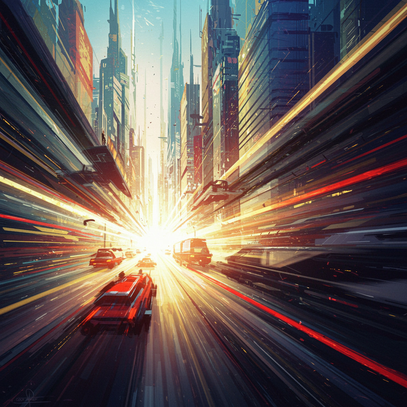 Futurist Style Painting: A Modern Art Exploration Futurist Style Painting: A Modern Art Exploration