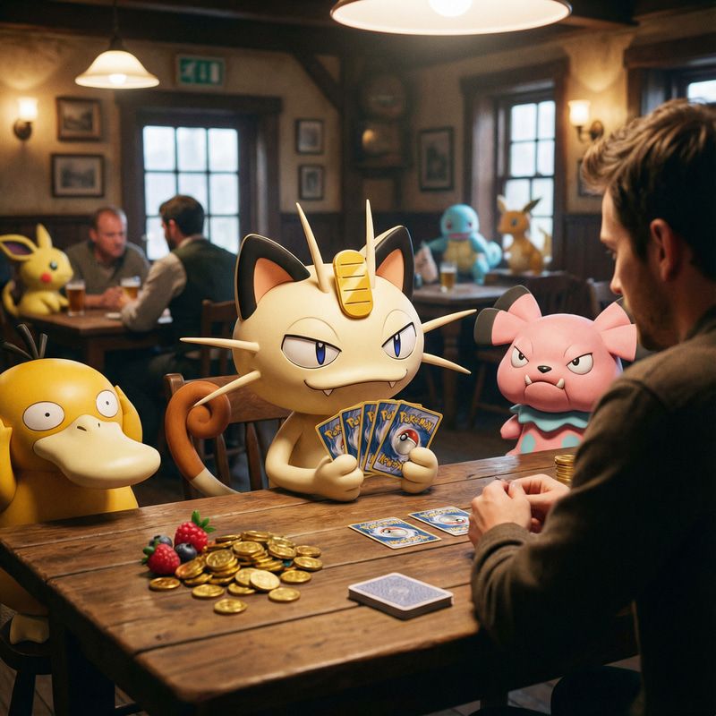 Meowth Pokémon Playing Cards - Game & Collect Meowth Pokémon Playing Cards - Game & Collect