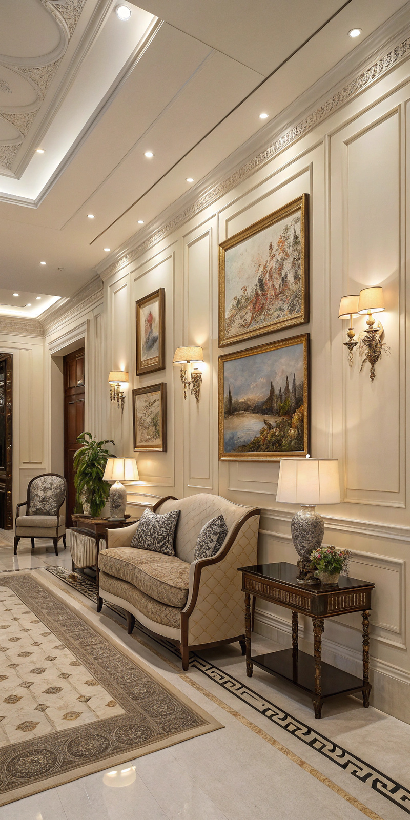 Noble Home Environment with Art Noble Home Environment with Art