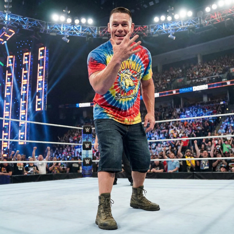 Wrestling Star Ready for Action | Thrilling Combat Sports