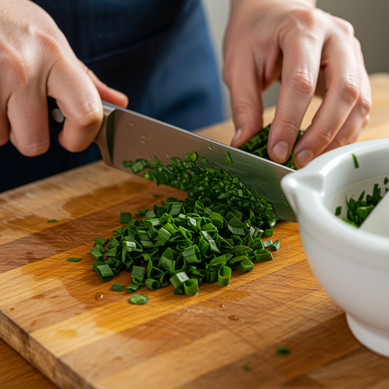 How to Chop Leaves and Use a Mortar How to Chop Leaves and Use a Mortar