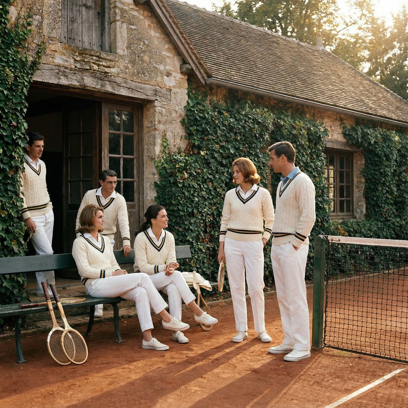 Old Money Aesthetic at Tennis Club