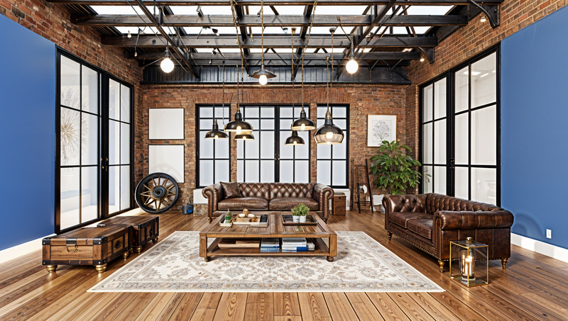 Stylish Industrial Living Room Design Ideas Stylish Industrial Living Room Design Ideas