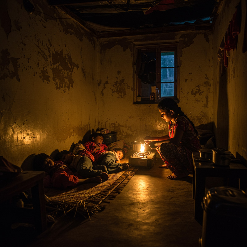 Struggles of Life in a Dimly Lit Home Struggles of Life in a Dimly Lit Home