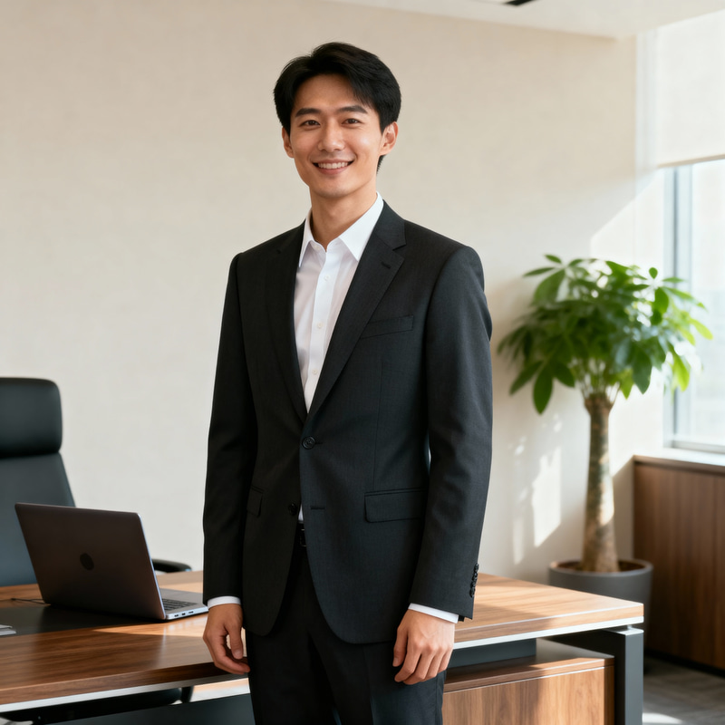 Professional Office Portrait in Business Suit Professional Office Portrait in Business Suit