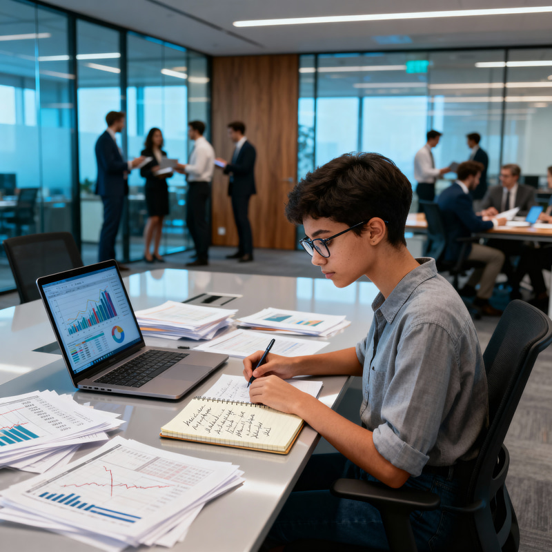 Ambitious Student Internship at a Modern Bank Ambitious Student Internship at a Modern Bank