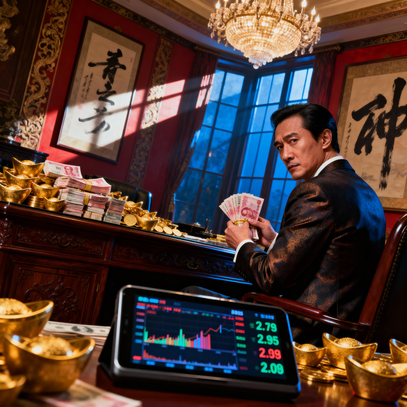 Wealth & Power: A Cinematic Office Scene