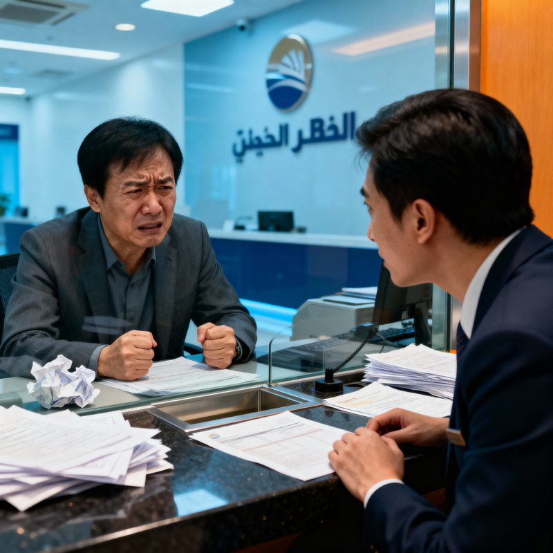 Frustration at the Bank: A Realistic Encounter