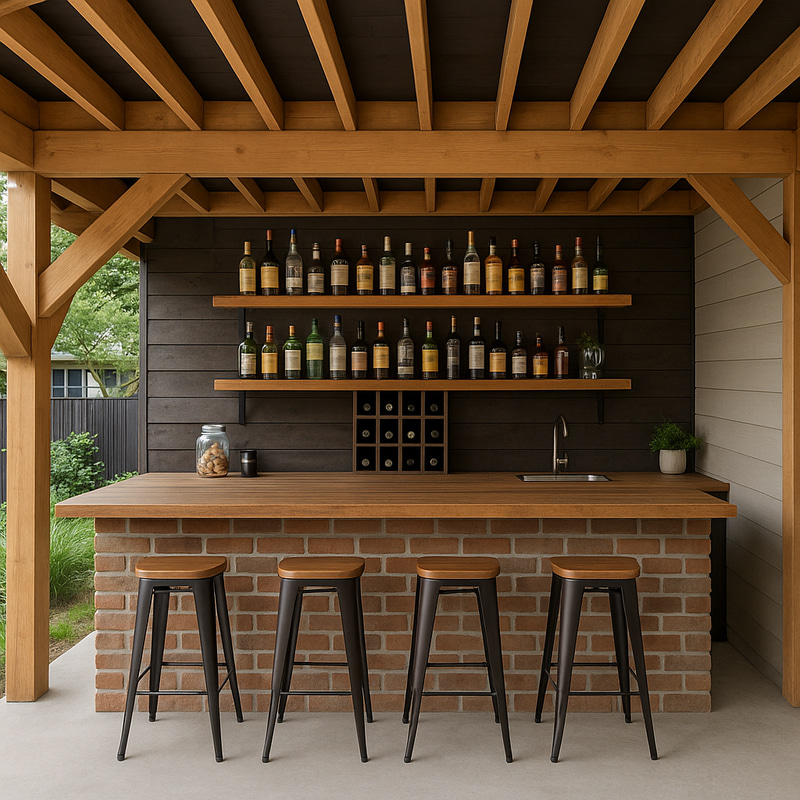 Transform Your Gazebo with a New Bar Area Transform Your Gazebo with a New Bar Area