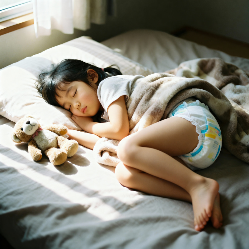 5 Year Old Girl Sleeping in Pull-Ups 5 Year Old Girl Sleeping in Pull-Ups