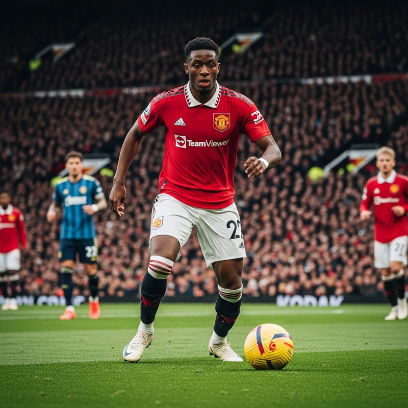 Bukayo Saka: Ultra Realistic Manchester United Photo Bukayo Saka: Ultra Realistic Manchester United Photo