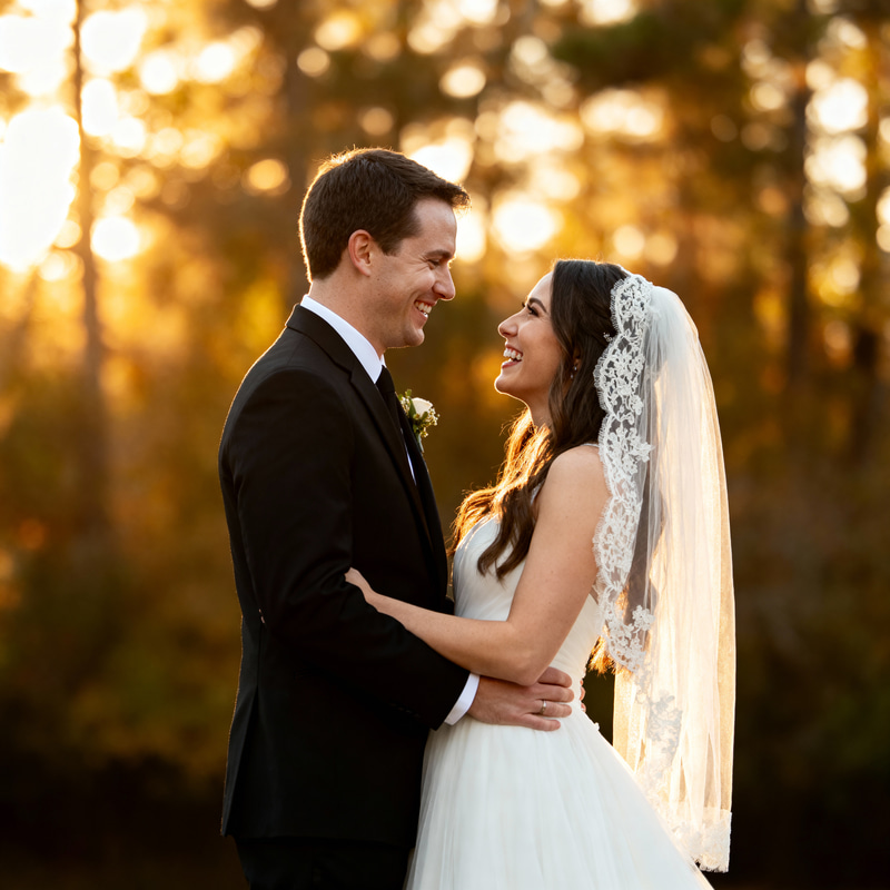 Elegant Golden Hour Wedding Photography