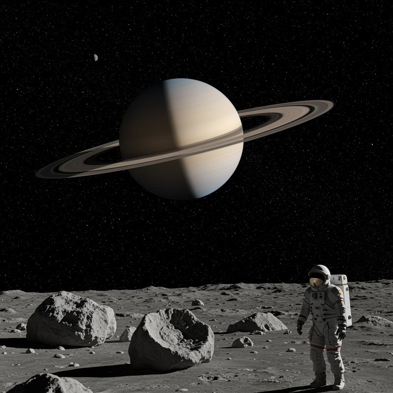 Lunar Rocks and Astronauts: Space View Art