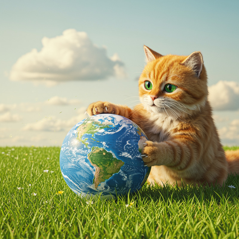A Cat Rolling the World: A Whimsical Adventure A Cat Rolling the World: A Whimsical Adventure