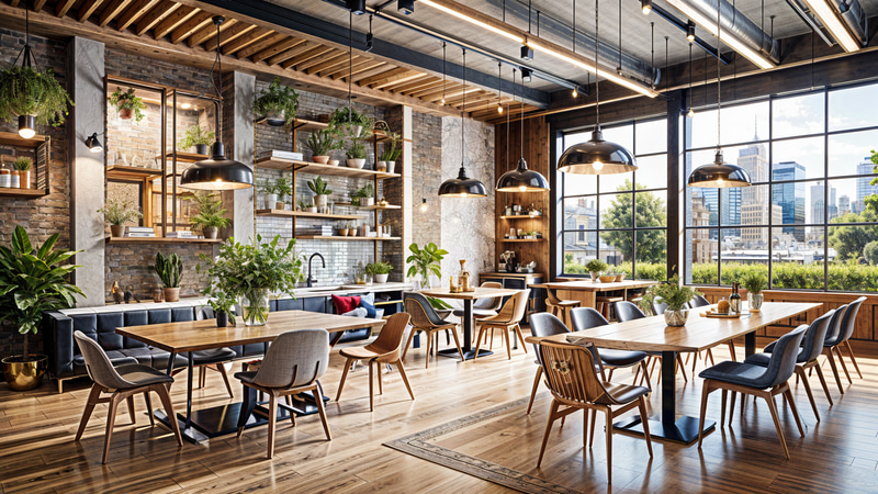 Urban Modern Cafeteria Design Inspiration Urban Modern Cafeteria Design Inspiration