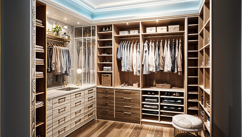 Custom Walk-In Closet Design Ideas Custom Walk-In Closet Design Ideas