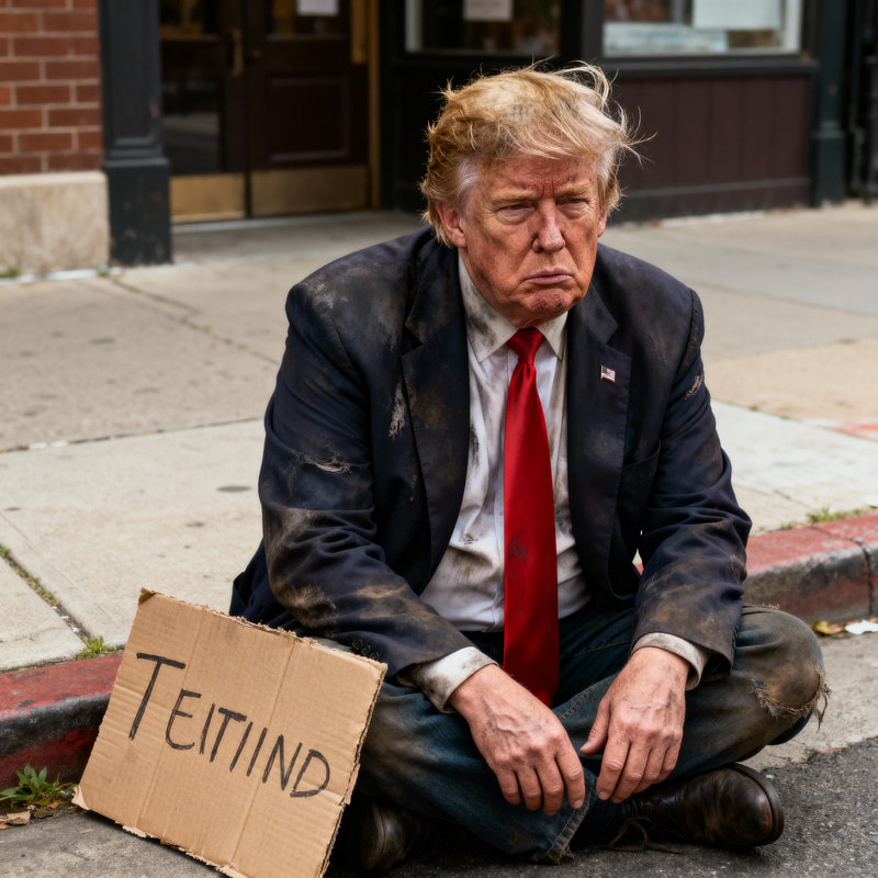 Homeless Donald Trump: A Provocative Image Homeless Donald Trump: A Provocative Image