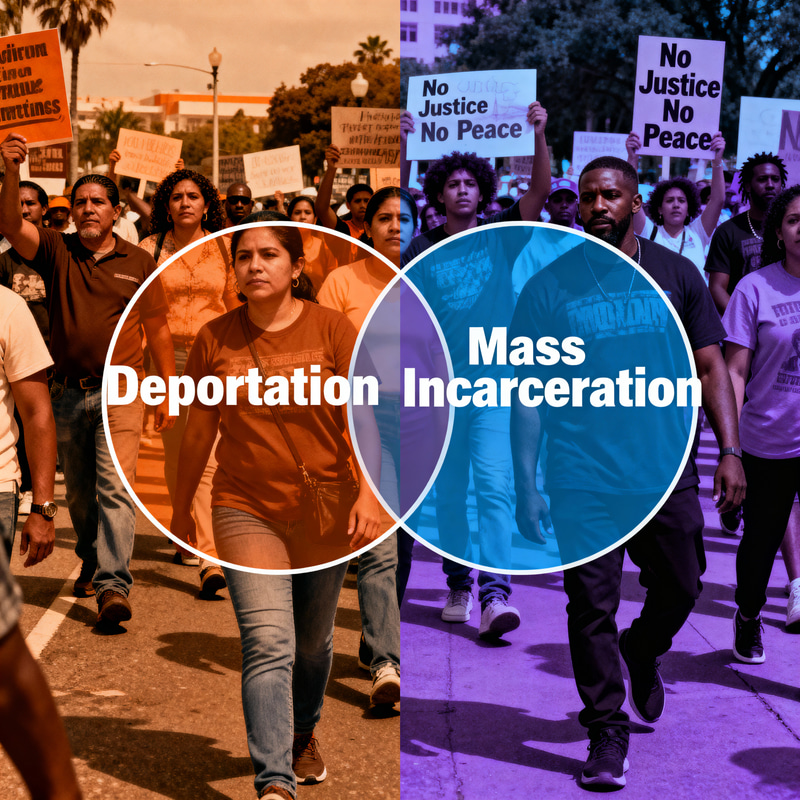 Deportation vs Mass Incarceration: A Venn Diagram Meme Deportation vs Mass Incarceration: A Venn Diagram Meme