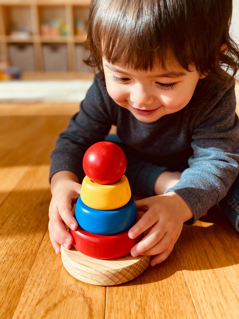 Wooden Holy Trinity Stacker Toy for Kids