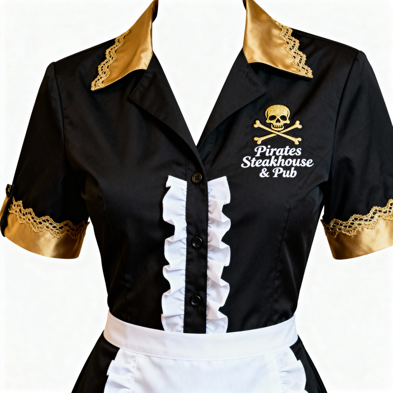 Pirate-Themed Waitress Uniform - Pirates Steakhouse
