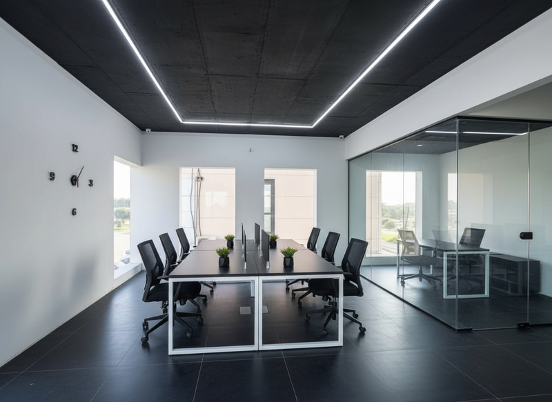 Minimalist Office Design: Matte Black & White Style Minimalist Office Design: Matte Black & White Style