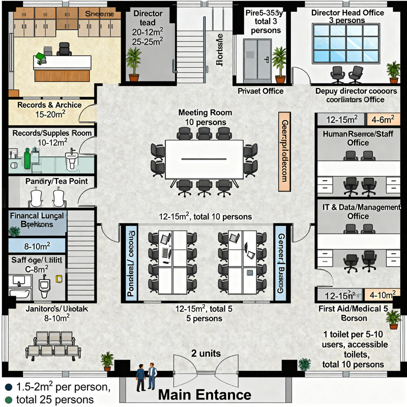 Comprehensive Office Floor Plan Design Comprehensive Office Floor Plan Design