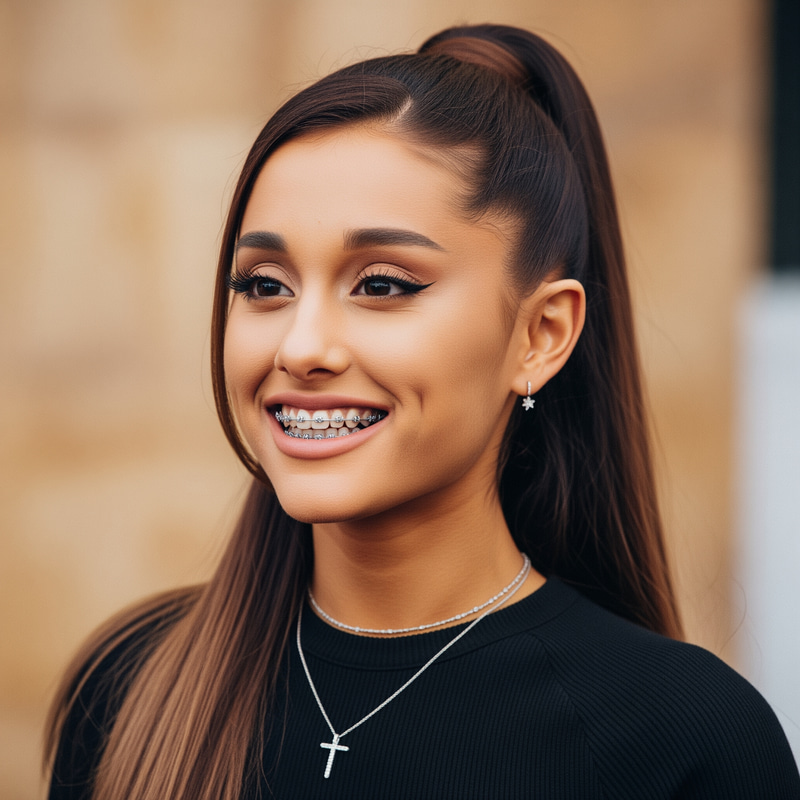 Ariana Grande with Braces: A Unique Look Ariana Grande with Braces: A Unique Look