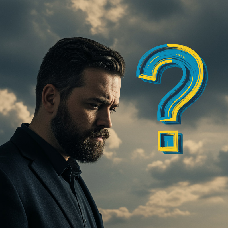 Thinking Man with Question Mark: Explore Your Curiosity