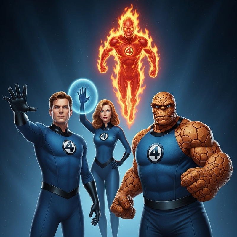 The Fantastic Four Portraits